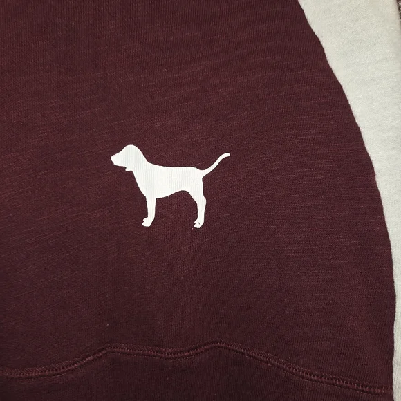 Victoria's Secret Pink Maroon V-Neck Top - Picture 6 of 8